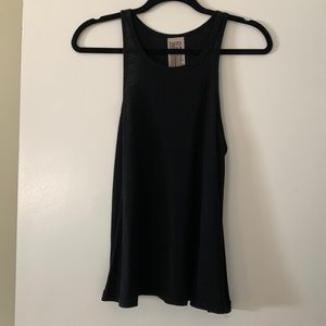 Free People Black Flowy Tank
